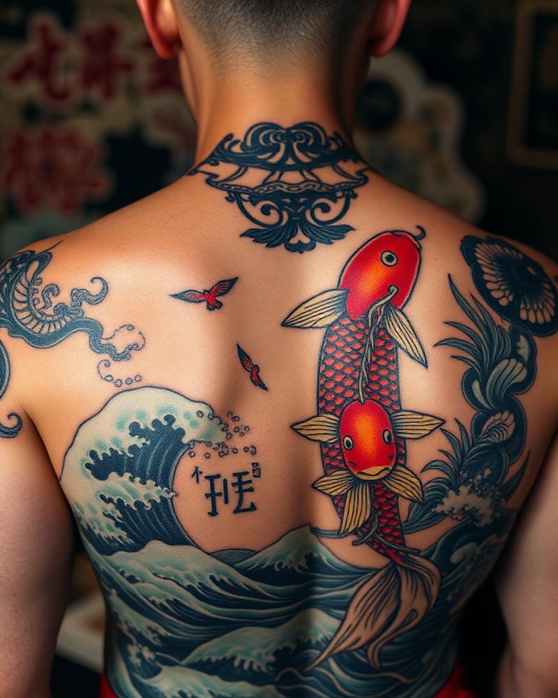 Portfölj från Kyoto Tattoo